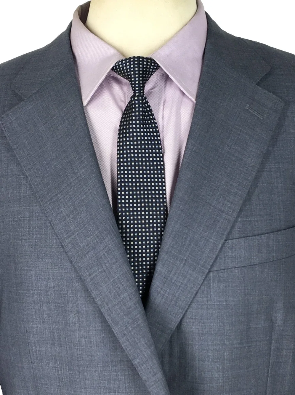 44L Canali 1934 Italy Mens 2 Button Wool Blazer Jacket Slate Gray
